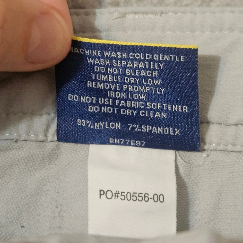 AFTCO Boardshorts Men's 42‎ x 10 Gray Fishing Pockets Stretch Outdoor Nylon Pool